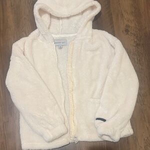 Madden Girl Ivory Fleece Jacket